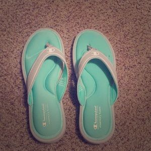 Champion memory foam flip flops
